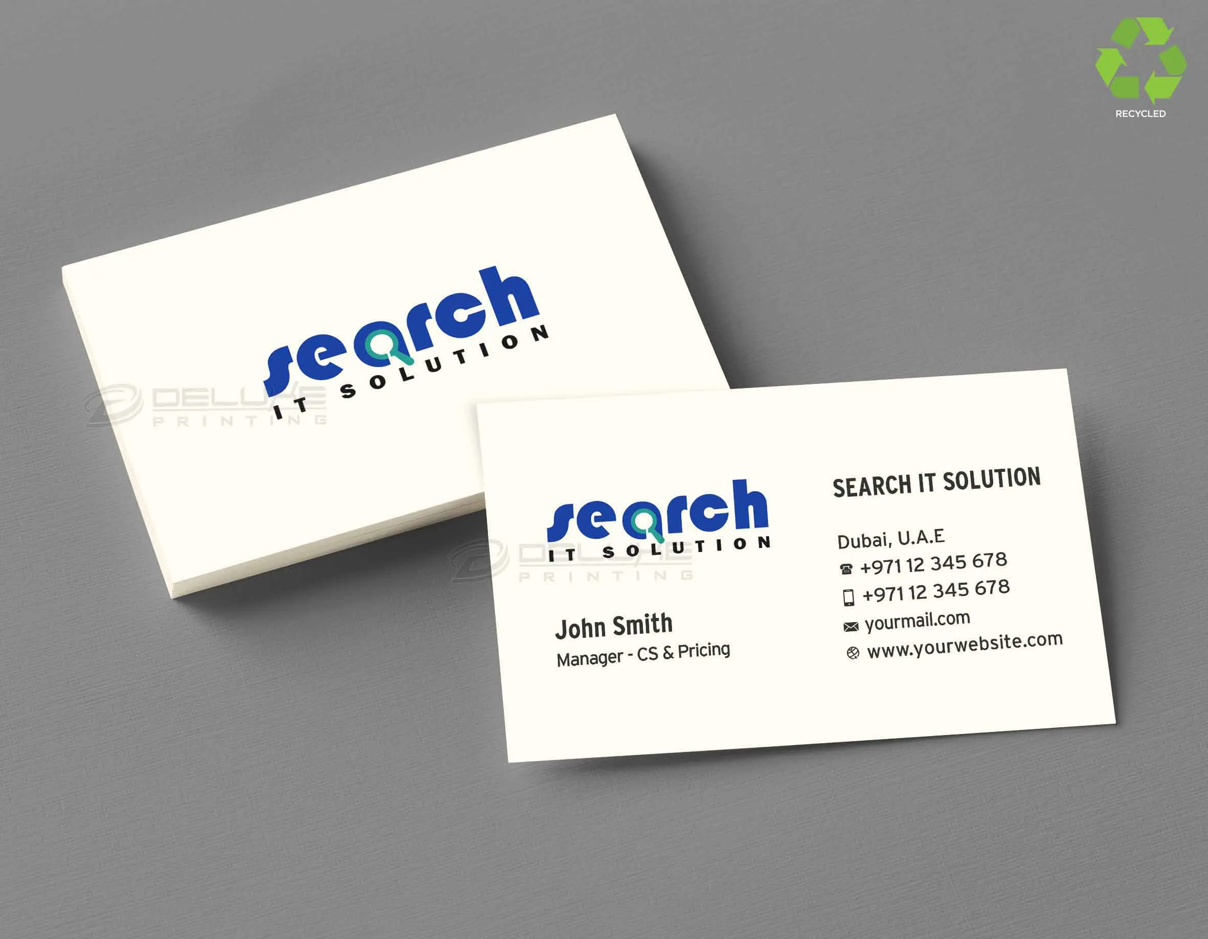 Recycled Eco Friendly Business Cards