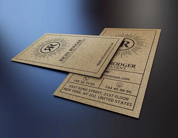 Kraft Pack Business Cards